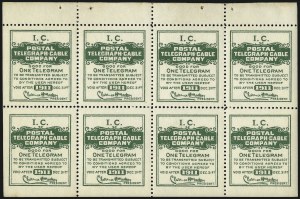 Sale 1090, Lot 1919, Telegraph Company Stamps, cont.