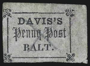 Sale 1090, Lot 1951, Carriers, Locals & Independent Mails