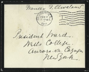 Sale 1090, Lot 1969, Presidents Signatures and Free Franks