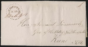 Sale 1090, Lot 2041, Stampless Markings and Postal History by State