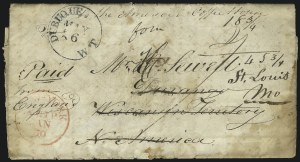 Sale 1090, Lot 2050, Fur Trade, Territorial, Western Mails & Expresses