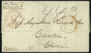 Sale 1090, Lot 2086, Waterways & Transatlantic Mails, Postage Currency