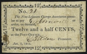 Sale 1090, Lot 2089, Waterways & Transatlantic Mails, Postage Currency