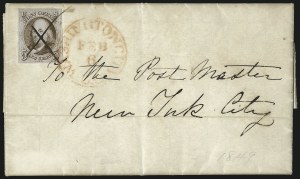 Sale 1090, Lot 2093, 1847 Issue (Scott 1-2)