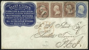 Sale 1090, Lot 2156, 1861-66 Issue (Scott 63-68)
