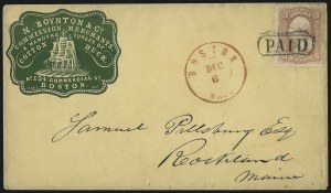 Sale 1090, Lot 2164, 1861-66 Issue (Scott 63-68)