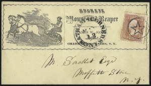 Sale 1090, Lot 2167, 1861-66 Issue (Scott 63-68)