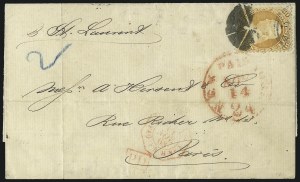 Sale 1090, Lot 2236, 1867-68 Grilled Issue (Scott 79-100)