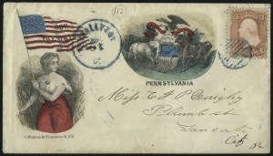 Sale 1090, Lot 2363, Civil War: Lincoln Designs, Patriotics