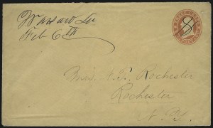 Sale 1090, Lot 2375, Civil War: Correspondences, U.S. Post Office thru C.S.A. Handstamped Paid