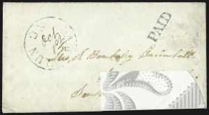 Sale 1090, Lot 2378, Civil War: Correspondences, U.S. Post Office thru C.S.A. Handstamped Paid