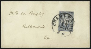 Sale 1090, Lot 2387, Confederate States: Postmasters` Provisionals