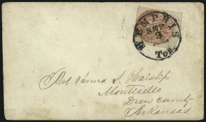 Sale 1090, Lot 2394, Confederate States: Postmasters` Provisionals