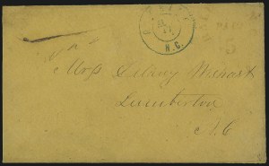 Sale 1090, Lot 2402, Confederate States: Postmasters` Provisionals