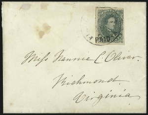 Sale 1090, Lot 2425, Confederate States: General Issues on-Cover