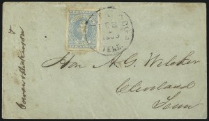 Sale 1090, Lot 2440, Confederate States: General Issues on-Cover
