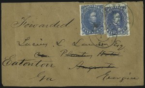 Sale 1090, Lot 2443, Confederate States: General Issues on-Cover