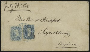 Sale 1090, Lot 2459, Confederate States: General Issues on-Cover