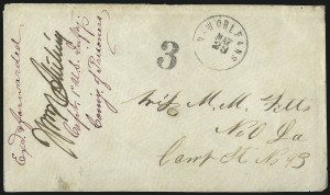 Sale 1090, Lot 2475, Confederate States: Prisoner-of War Mail