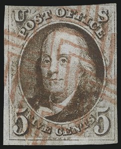 Sale 1092, Lot 1002, 1847 Issue and 1875 Reproduction (Scott 1-4)