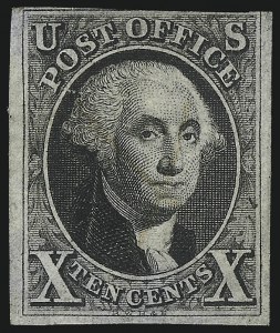 Sale 1092, Lot 1004, 1847 Issue and 1875 Reproduction (Scott 1-4)