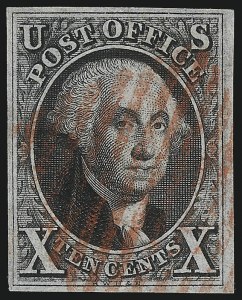 Sale 1092, Lot 1005, 1847 Issue and 1875 Reproduction (Scott 1-4)
