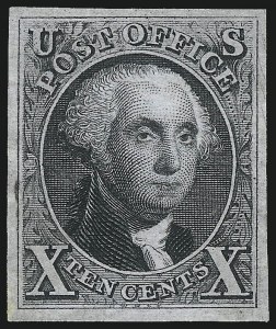 Sale 1092, Lot 1007, 1847 Issue and 1875 Reproduction (Scott 1-4)