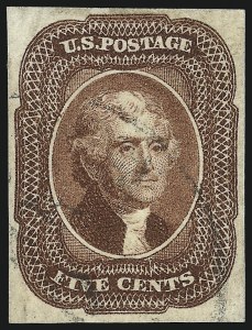 Sale 1092, Lot 1014, 1851 Issue (Scott 7-17)