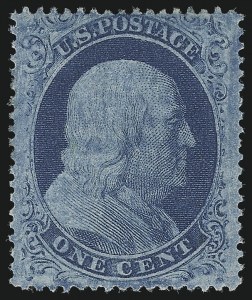 Sale 1092, Lot 1024, 1857-60 Issue and 1875 Reprint of 1857 Issue (Scott 18-47)