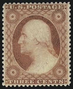 Sale 1092, Lot 1027, 1857-60 Issue and 1875 Reprint of 1857 Issue (Scott 18-47)