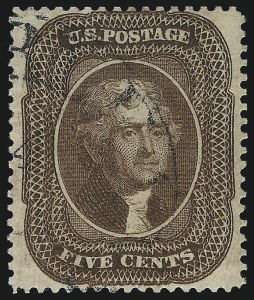 Sale 1092, Lot 1033, 1857-60 Issue and 1875 Reprint of 1857 Issue (Scott 18-47)