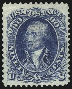 Sale 1092, Lot 1059, 1861-66, 1867-68 Grilled and 1875 Re-Issues (Scott 56-111)