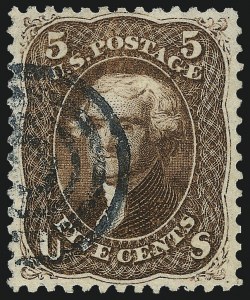 Sale 1092, Lot 1063, 1861-66, 1867-68 Grilled and 1875 Re-Issues (Scott 56-111)
