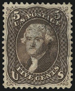 Sale 1092, Lot 1064, 1861-66, 1867-68 Grilled and 1875 Re-Issues (Scott 56-111)