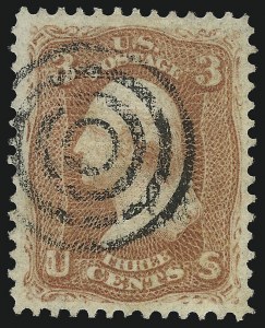Sale 1092, Lot 1072, 1861-66, 1867-68 Grilled and 1875 Re-Issues (Scott 56-111)