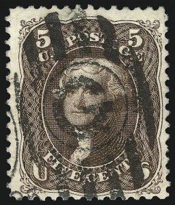 Sale 1092, Lot 1075, 1861-66, 1867-68 Grilled and 1875 Re-Issues (Scott 56-111)