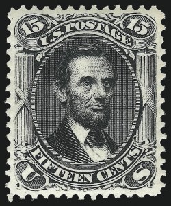 Sale 1092, Lot 1077, 1861-66, 1867-68 Grilled and 1875 Re-Issues (Scott 56-111)