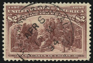 Sale 1092, Lot 1185, 1893 Columbian Issue (Scott 230-245)