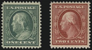 Sale 1092, Lot 1287, 1908-13 Washington-Franklin, 1909 Commemorative Issues (Scott 331-396)