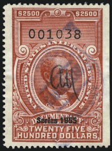 Sale 1092, Lot 1518, Revenues