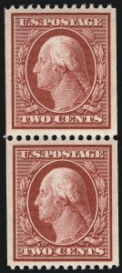 Sale 1093, Lot 113, 1908-10 Washington-Franklin Coils (Scott 348-356)