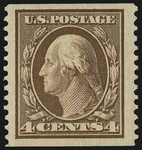 Sale 1093, Lot 135, 1908-10 Washington-Franklin Coils (Scott 348-356)