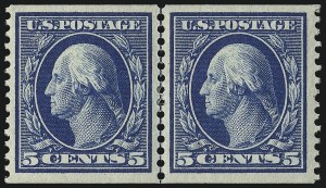 Sale 1093, Lot 141, 1908-10 Washington-Franklin Coils (Scott 348-356)