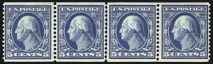 Sale 1093, Lot 142, 1908-10 Washington-Franklin Coils (Scott 348-356)