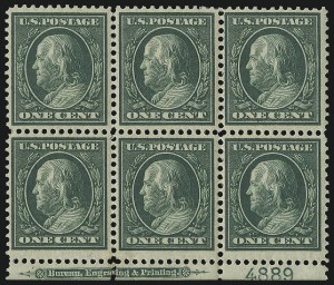 Sale 1093, Lot 151, 1909 Bluish Paper Issue (Scott 357-366)