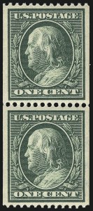 Sale 1093, Lot 196, 1910-13 Coils (Scott 384-396)