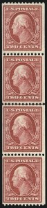 Sale 1093, Lot 205, 1910-13 Coils (Scott 384-396)