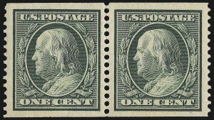 Sale 1093, Lot 207, 1910-13 Coils (Scott 384-396)