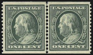 Sale 1093, Lot 208, 1910-13 Coils (Scott 384-396)