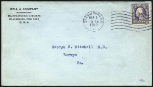 Sale 1093, Lot 215, 1910-13 Coils (Scott 384-396)